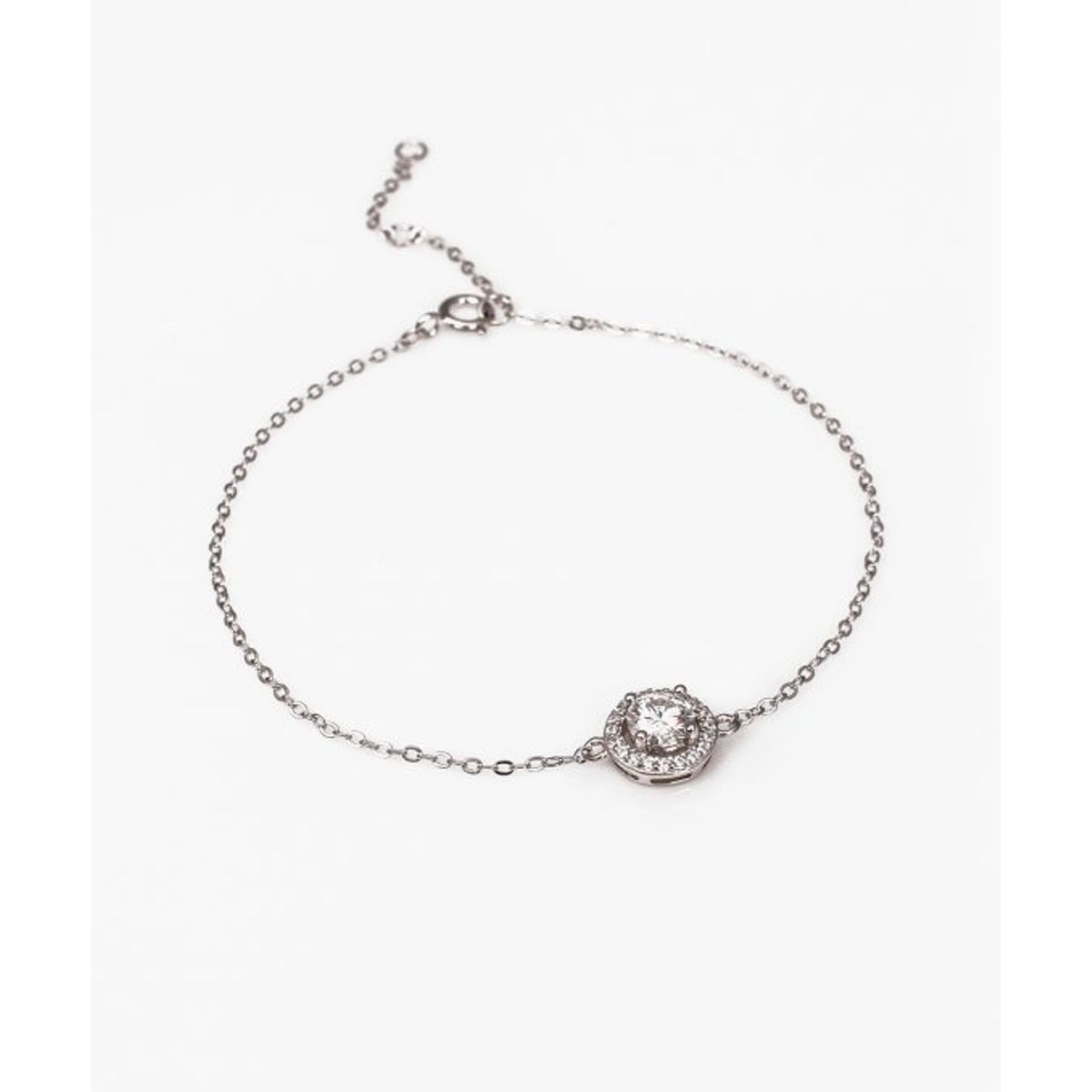 AMELIE FERRAND - Pulsera de plata con moissanita de 05 quilates