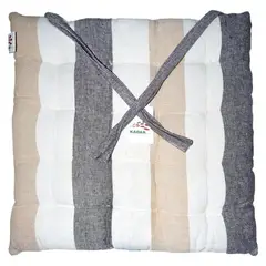 INVERSIONES KADAR - Pack De 4 Cojines Terraza Lineas Grises