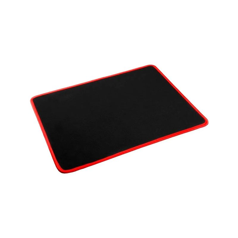 GENERICO - Mouse Pad Gamer Antideslizante Borde Rojo 24x30cm Grosor 3mm