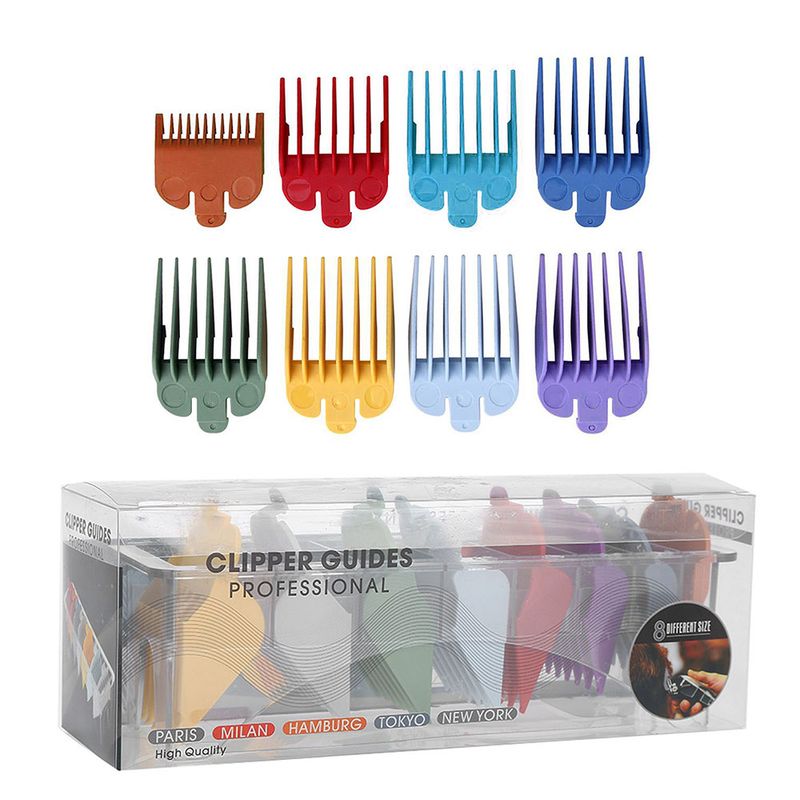 COSMETICAVAL - Set 8 Peines Repuestos Para Máquina Corte Walh