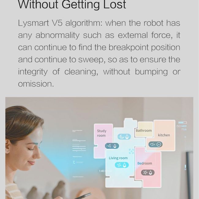 LYDSTO - Aspiradora Trapeadora Lydsto R1D Edge Negra 5000pa