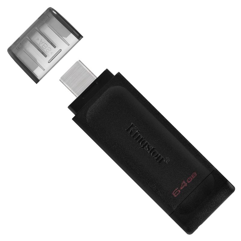 KINGSTON - Pendrive Kingston 64GB DataTraveler 70 Flash USB TIPO-C - Lifemax