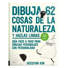 EDITORIAL CONTRAPUNTO - Libro Dibuja 62 Cosas De La Naturaleza Y Hazlas Lindas