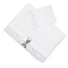 CASA ALVARINHO - Juego de Sábanas 1 Plaza Coneja Flora