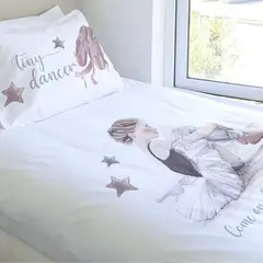 CASA ALVARINHO - Cubreplumón Estampado Bailarina