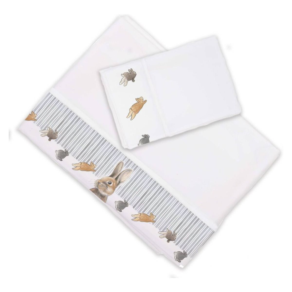 CASA ALVARINHO - Juego de Sábana 1 Plaza Pedro Rabbit