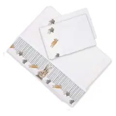 CASA ALVARINHO - Juego de Sábana Super King Pedro Rabbit