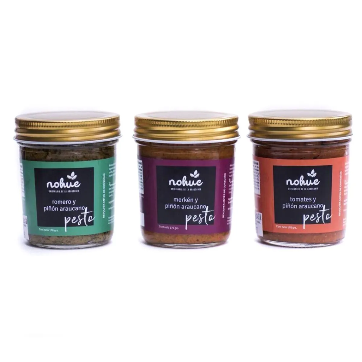 NOHUE - Pack Pestos de Piñon de Araucaria