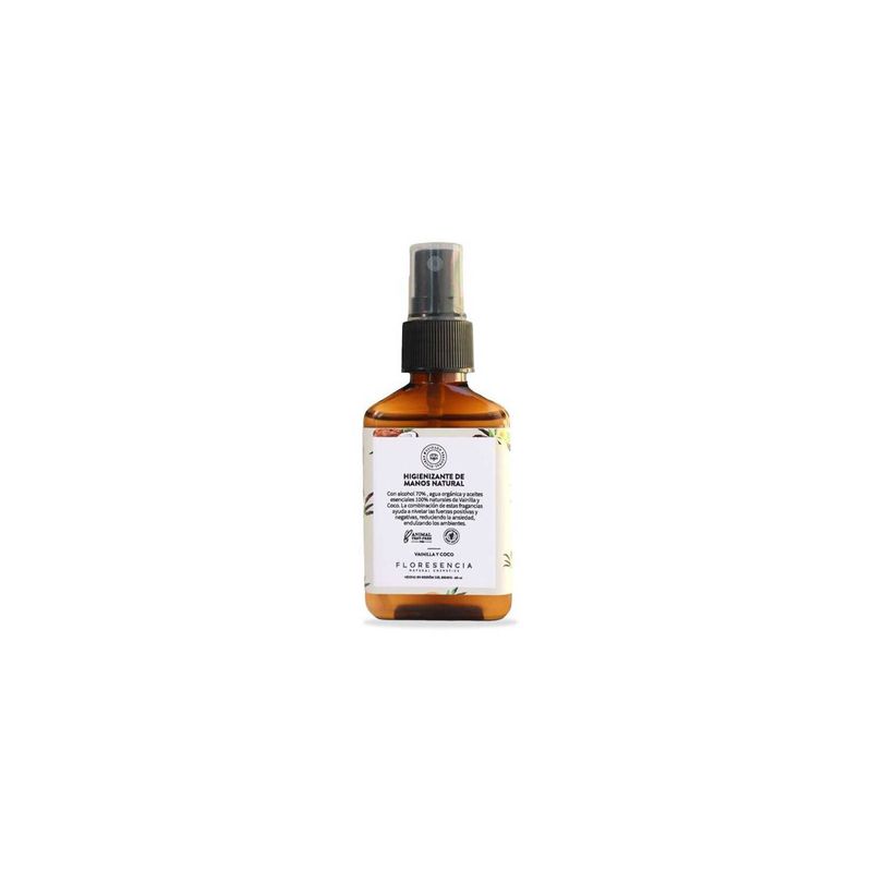 FLORESENCIA NATURAL COSMETICS - Higienizante de Manos Natural Vainilla y Coco