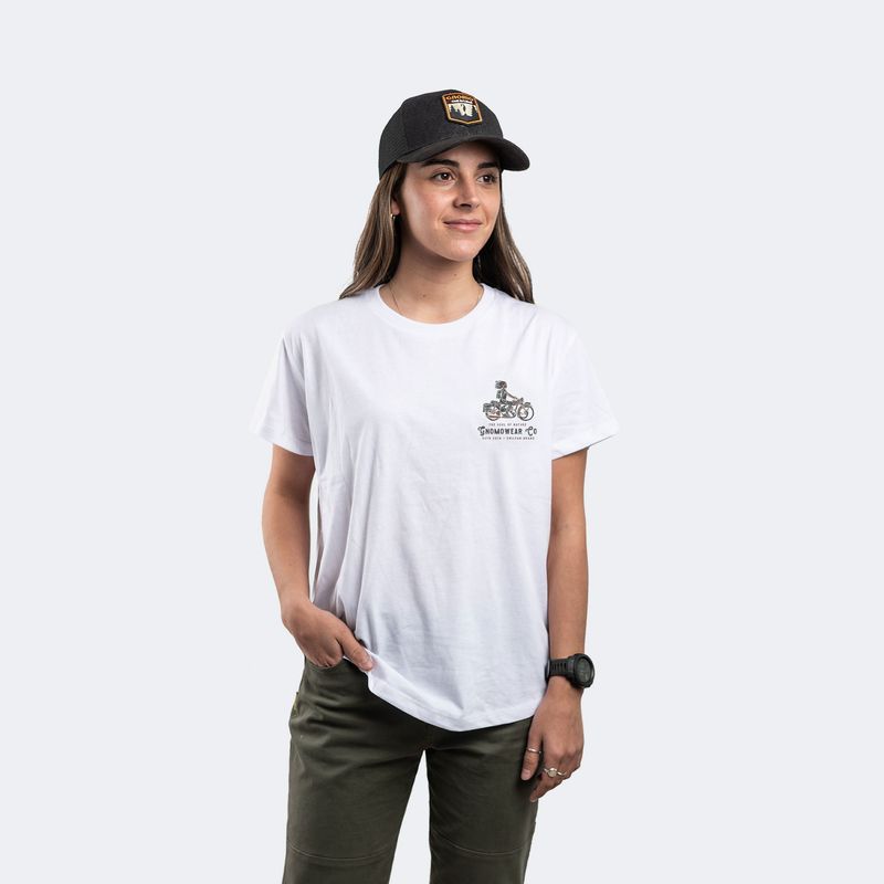 GNOMO - Polera P-4 White Mujer