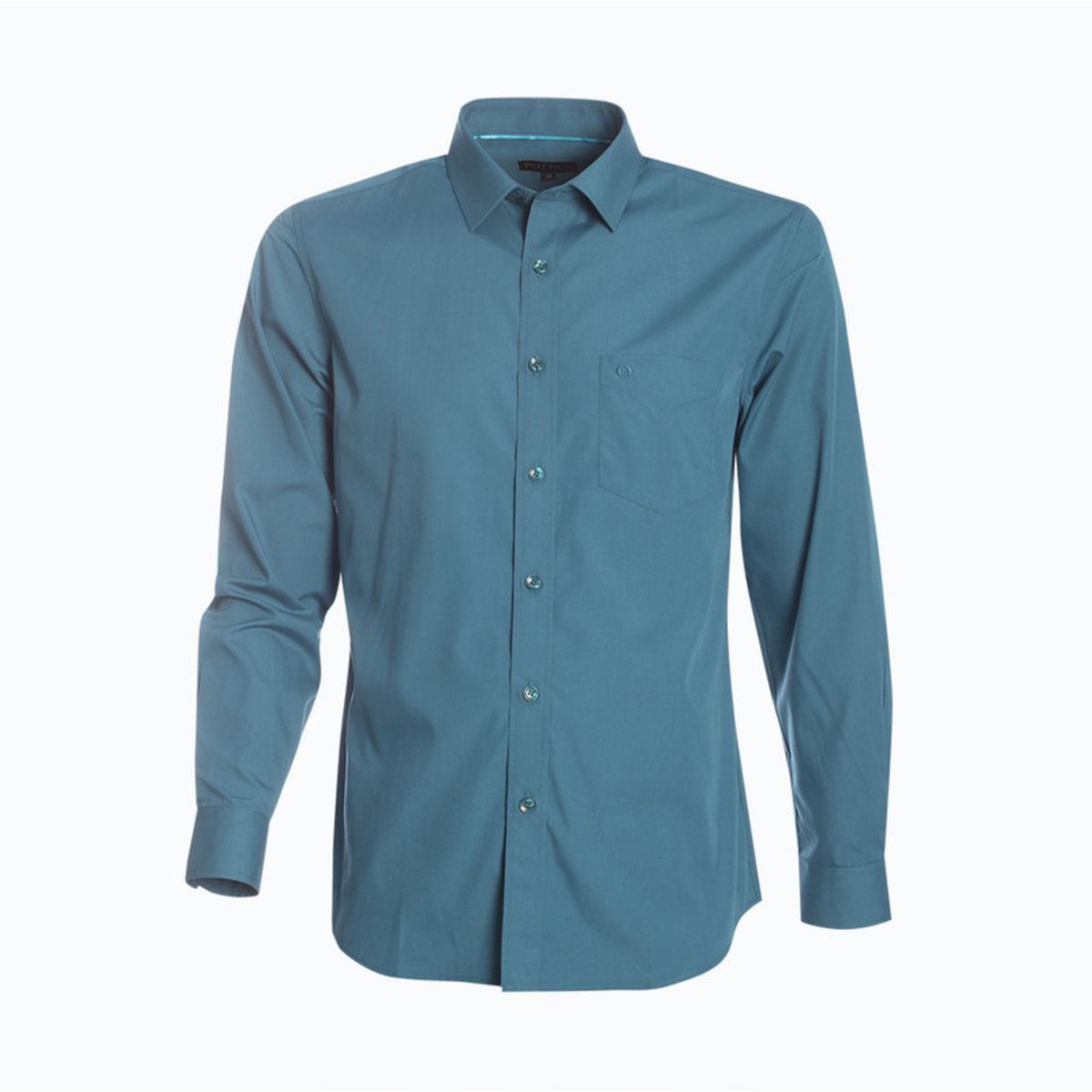 POTROS - Camisa Trevira Lisa Slim Fit POTROS