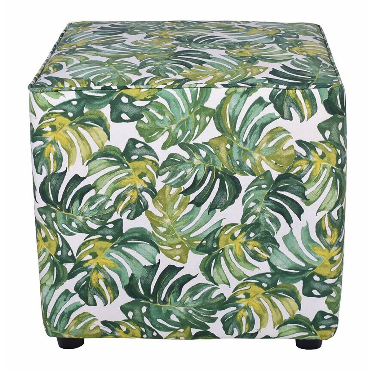 MASEL - Pouf  Florencia Maldivas Verde 50 X 50 X 43