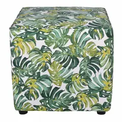 MASEL - Pouf Florencia Maldivas Verde 50 X 50 X 43