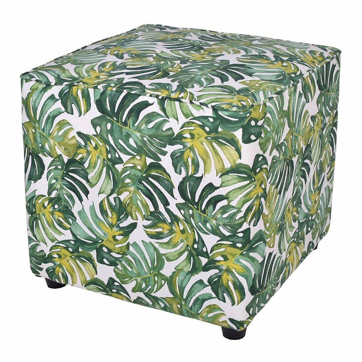 MASEL - Pouf  Florencia Maldivas Verde 50 X 50 X 43