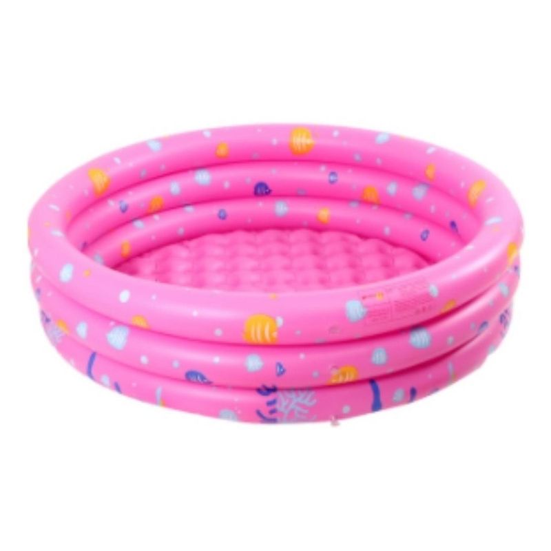 AUCKLAND OUTDOOR - Piscina Inflable Rosada 150 Cm Diametro