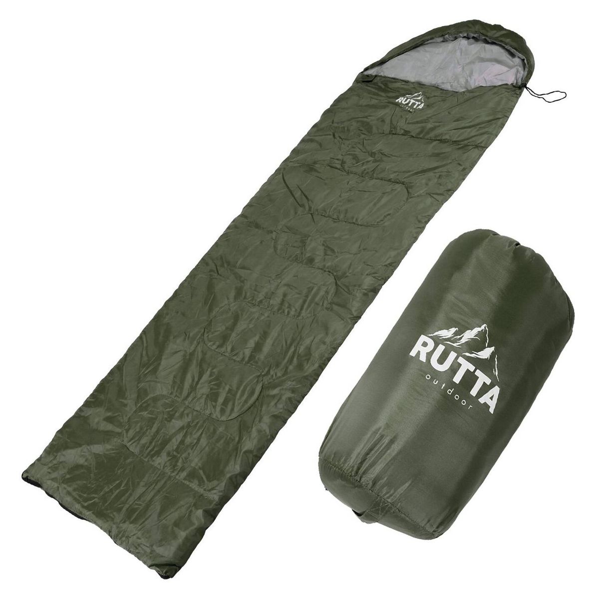 RUTTA - Saco de Dormir Clásico Verde