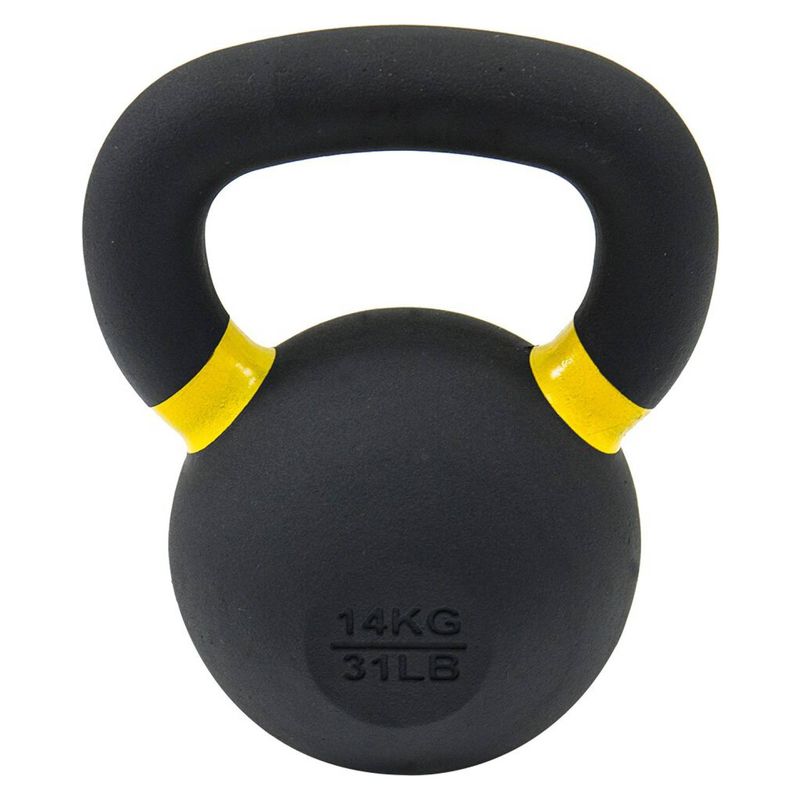 ATLETIS - Kettlebell de Hierro Fundido 14 Kg Negro