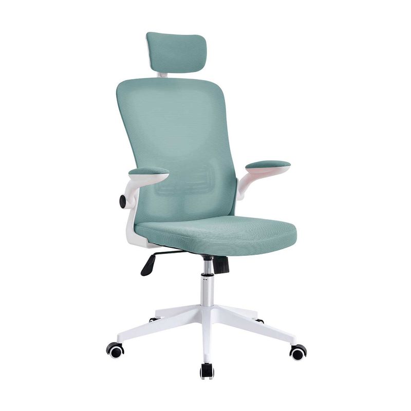 NOVAHUS - Silla de Oficina con Reposa Brazos y Cabeza Gris
