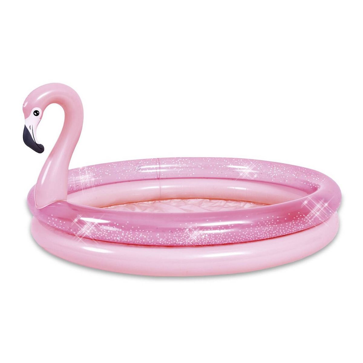 SUNCLUB - Piscina Inflable Forma de Flamenco Rosa