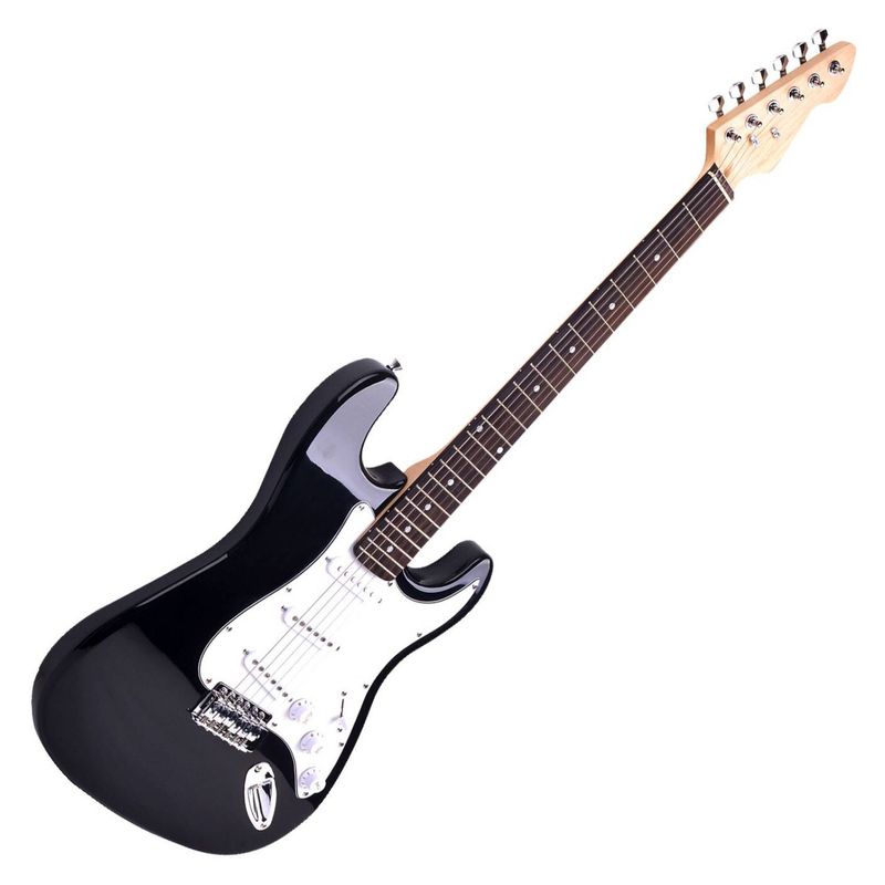 ASIAMERICA - Guitarra Eléctrica Modelo K-EG1 Negro.