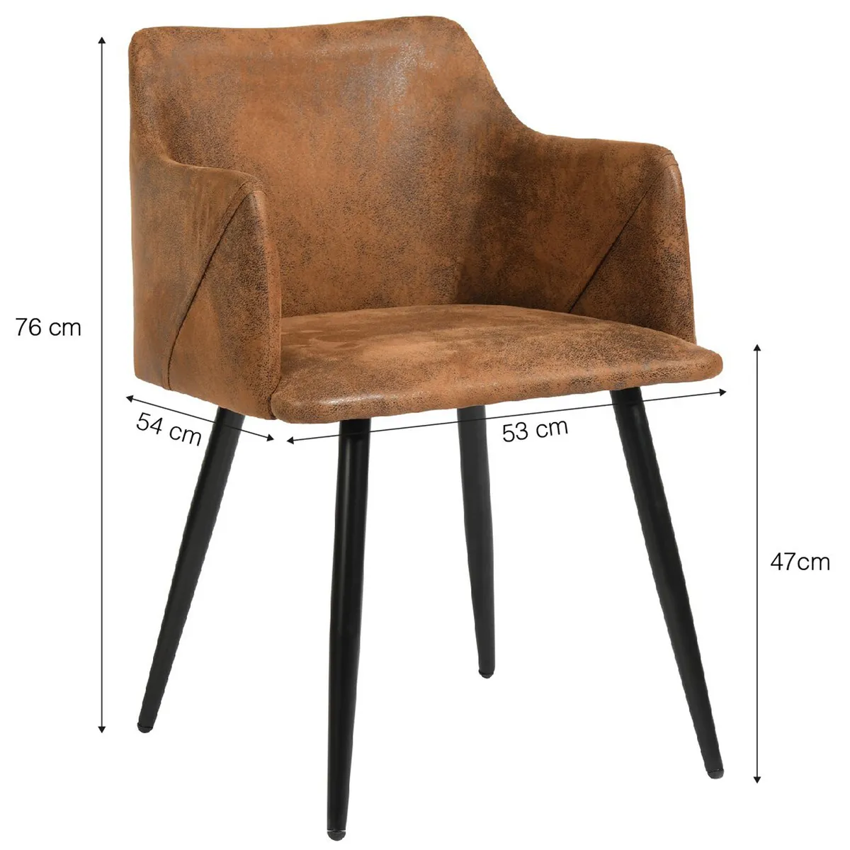 NOVAHUS - Pack 2 Silla de Comedor Elena