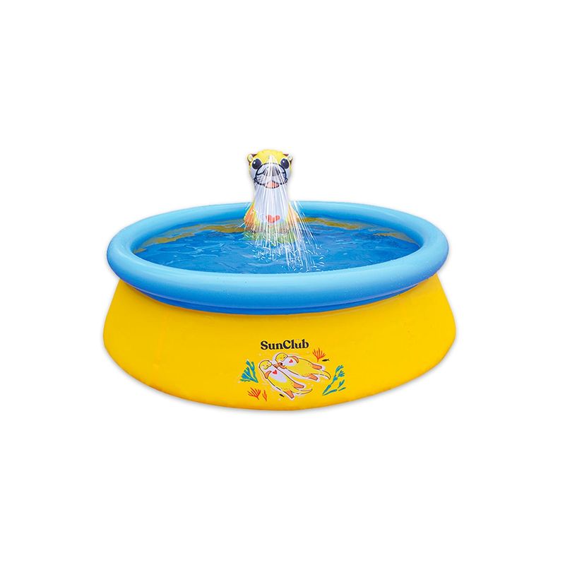 SUNCLUB - Piscina Inflable Nutria 457Lts 41x150cm Amarillo