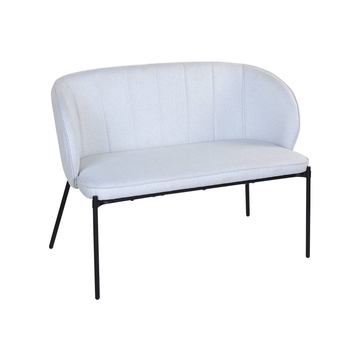 NOVAHUS - SOFA DE DOS PLAZAS CLAIRE GRIS