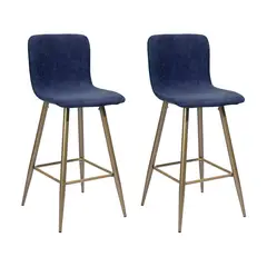 NOVAHUS - Pack 2 Pisos De Bar Citrino Azul