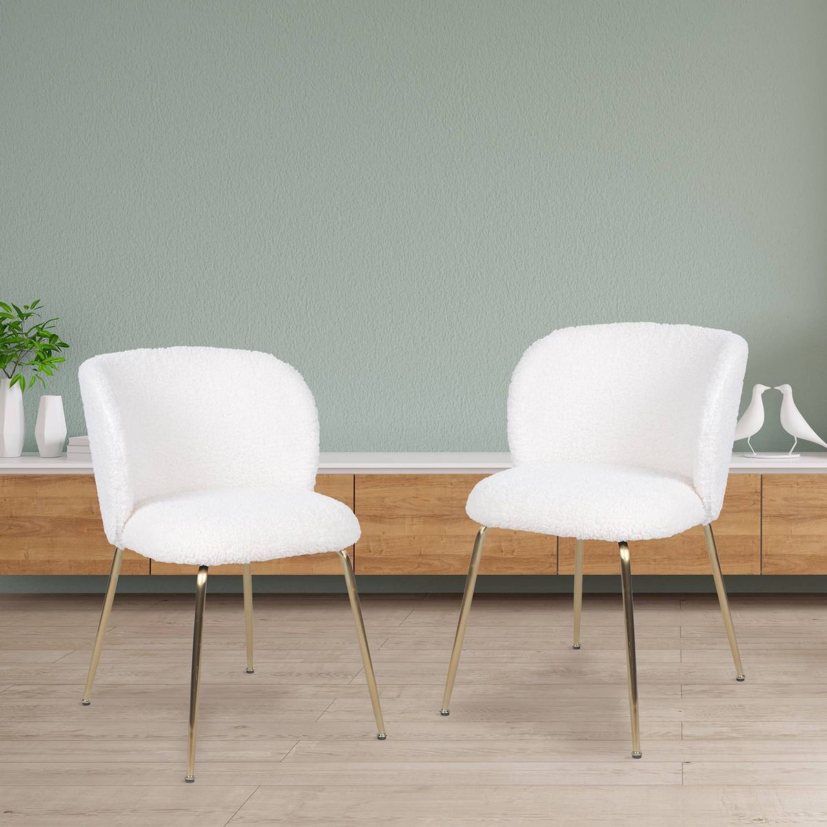 NOVAHUS - Pack 2 Sillas de Comedor Sitka Blanco