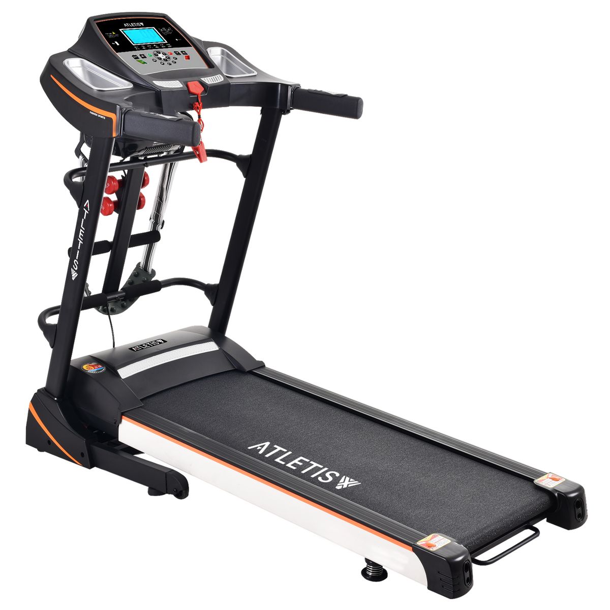 ATLETIS - Trotadora Eléctrica R100 Plus MP3 y USB Negro