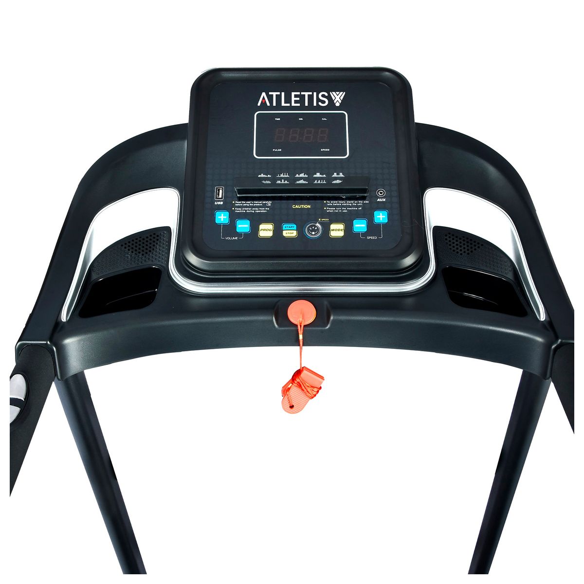 ATLETIS - Trotadora Home 120 Pantalla LED MP3 / USB Inclinación Manual