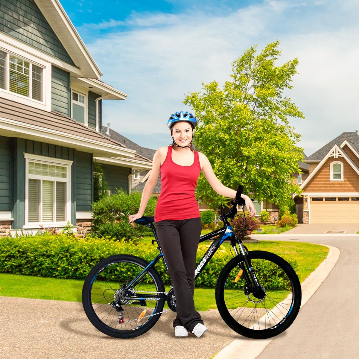 ATLETIS - Bicicleta de Montaña Kali G 27,5" Azul