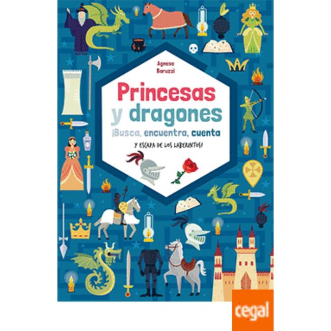 RETAILEXPRESS - Princesas Y Dragones, Busca, Encuentra, Cuenta