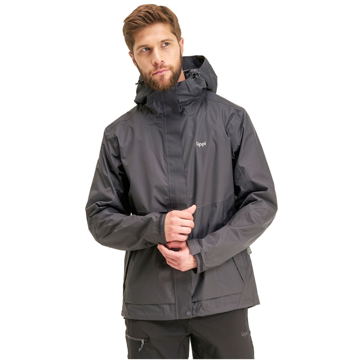 LIPPI - Chaqueta Hombre Blizzard B-Dry Hoody Grafito
