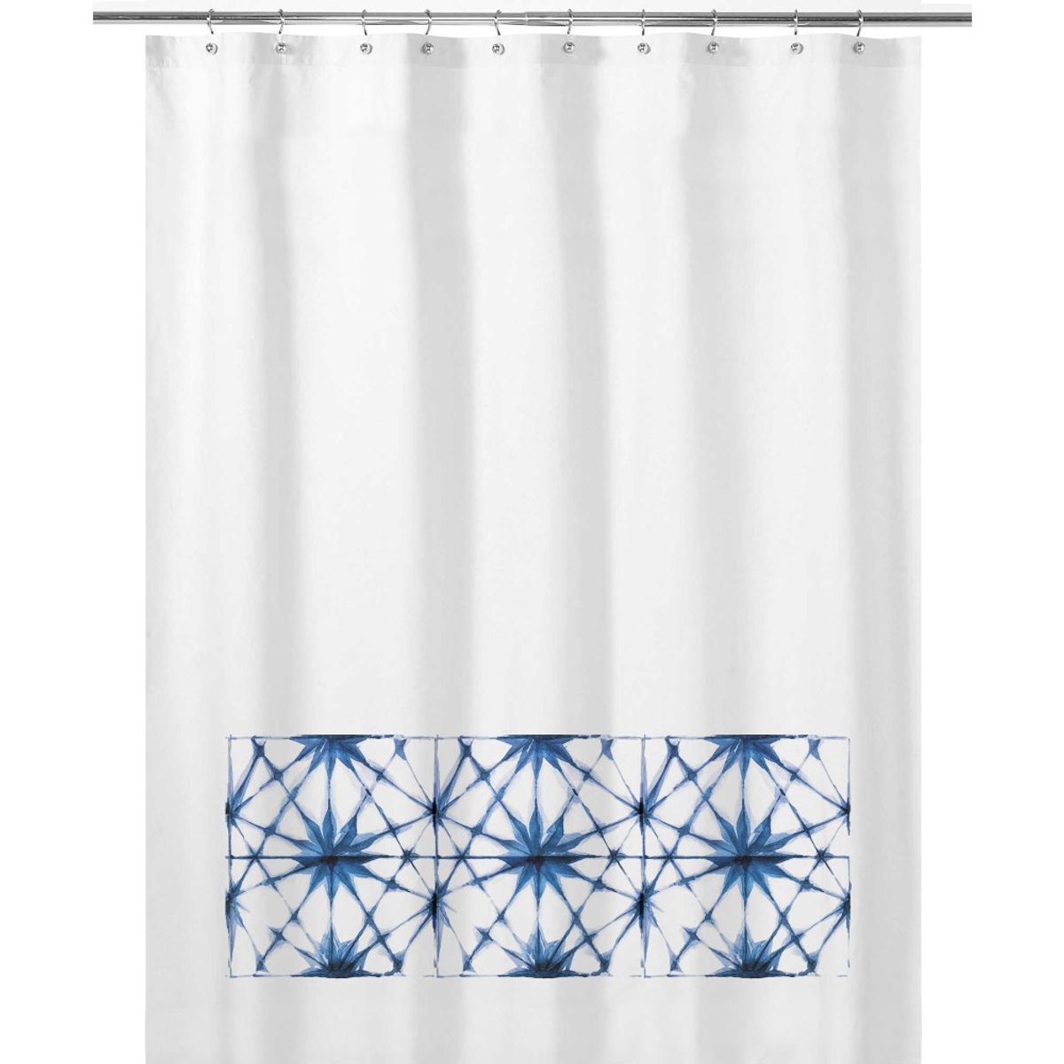 TUYO PRINT - Cortina de Baño Shibori Azúl - Tuyo Print