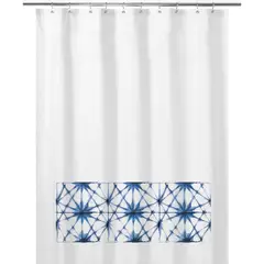 TUYO PRINT - Cortina de Baño Shibori Azúl -