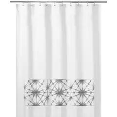 TUYO PRINT - Cortina de Baño Shibori Gris -