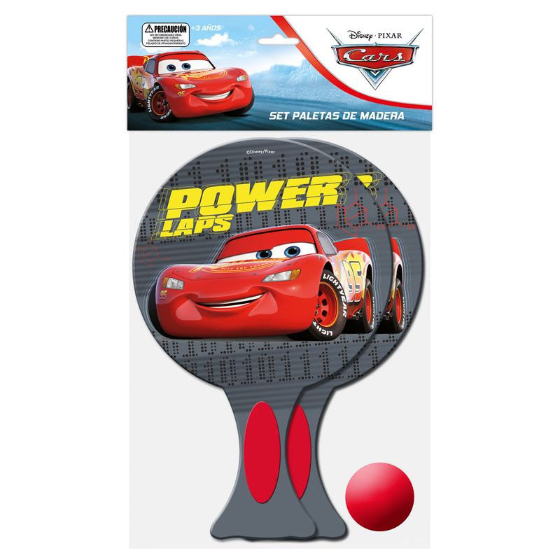 DISNEY - Set Deportivo Paletas De Madera Cars Disney Pronobel