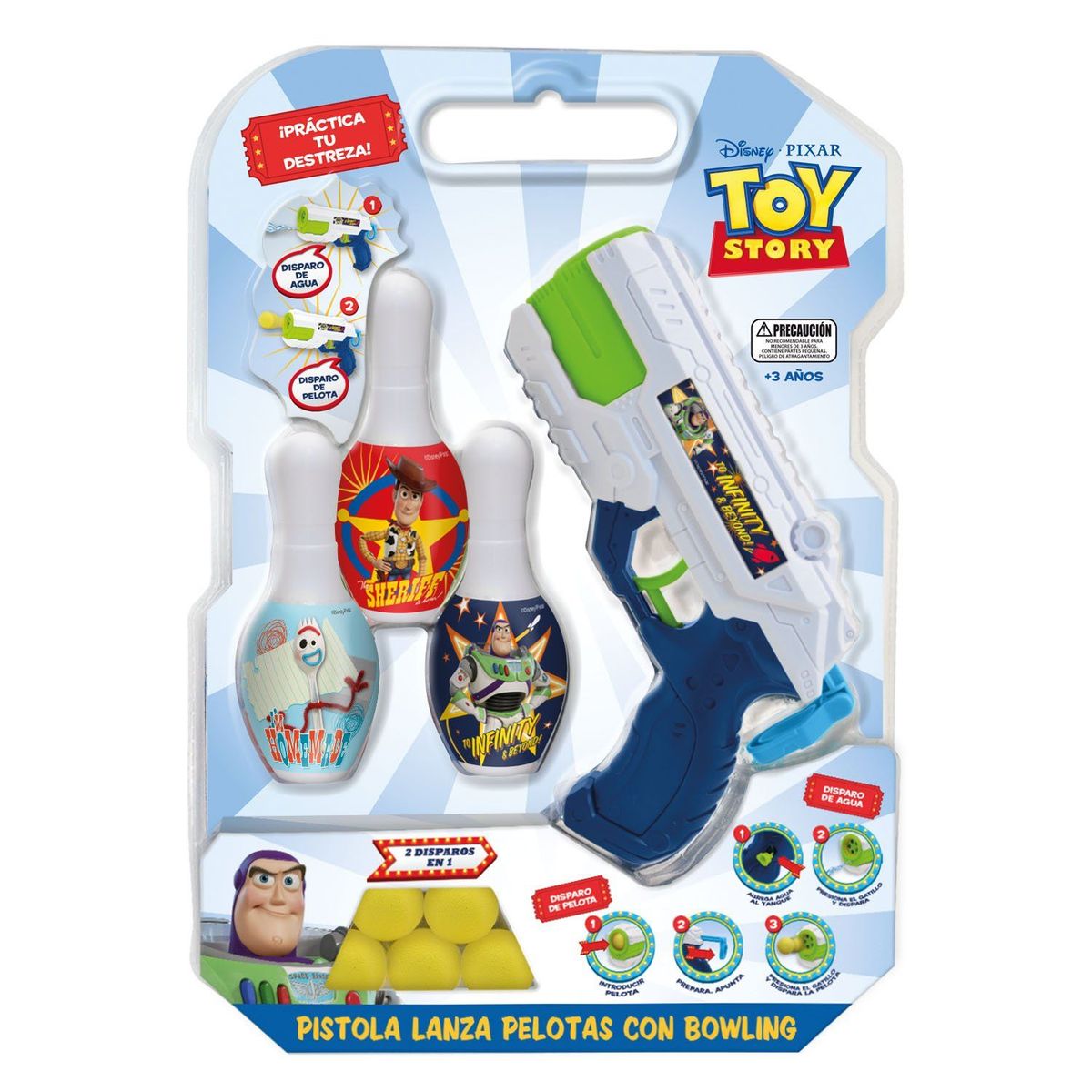 DISNEY - Lanza Pelotas Con Bowling Toy Story Disney