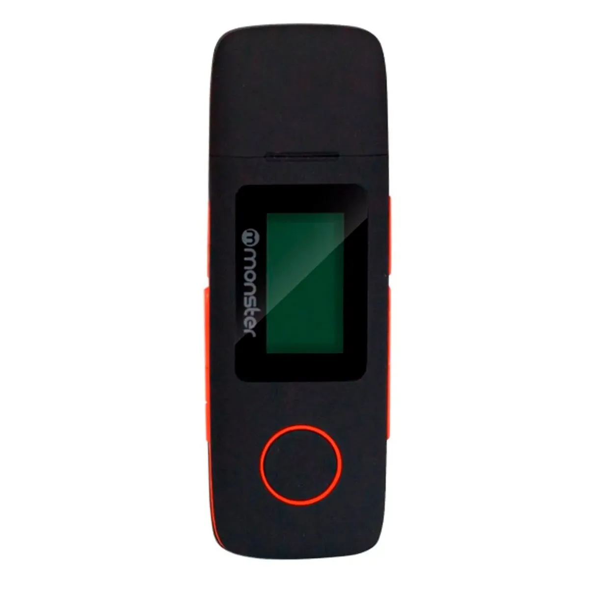 MONSTER - Reproductor Mp3 16gb Expandible / Radio/ Grabadora Lcd Rojo