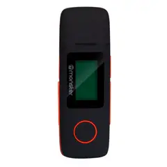 MONSTER AUDIO - Reproductor MP3 16GB Expandible Radio Grabadora Pantalla LCD Rojo