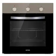 GRONER - Horno Eléctrico Empotrable Gröner Inox 4F 60L