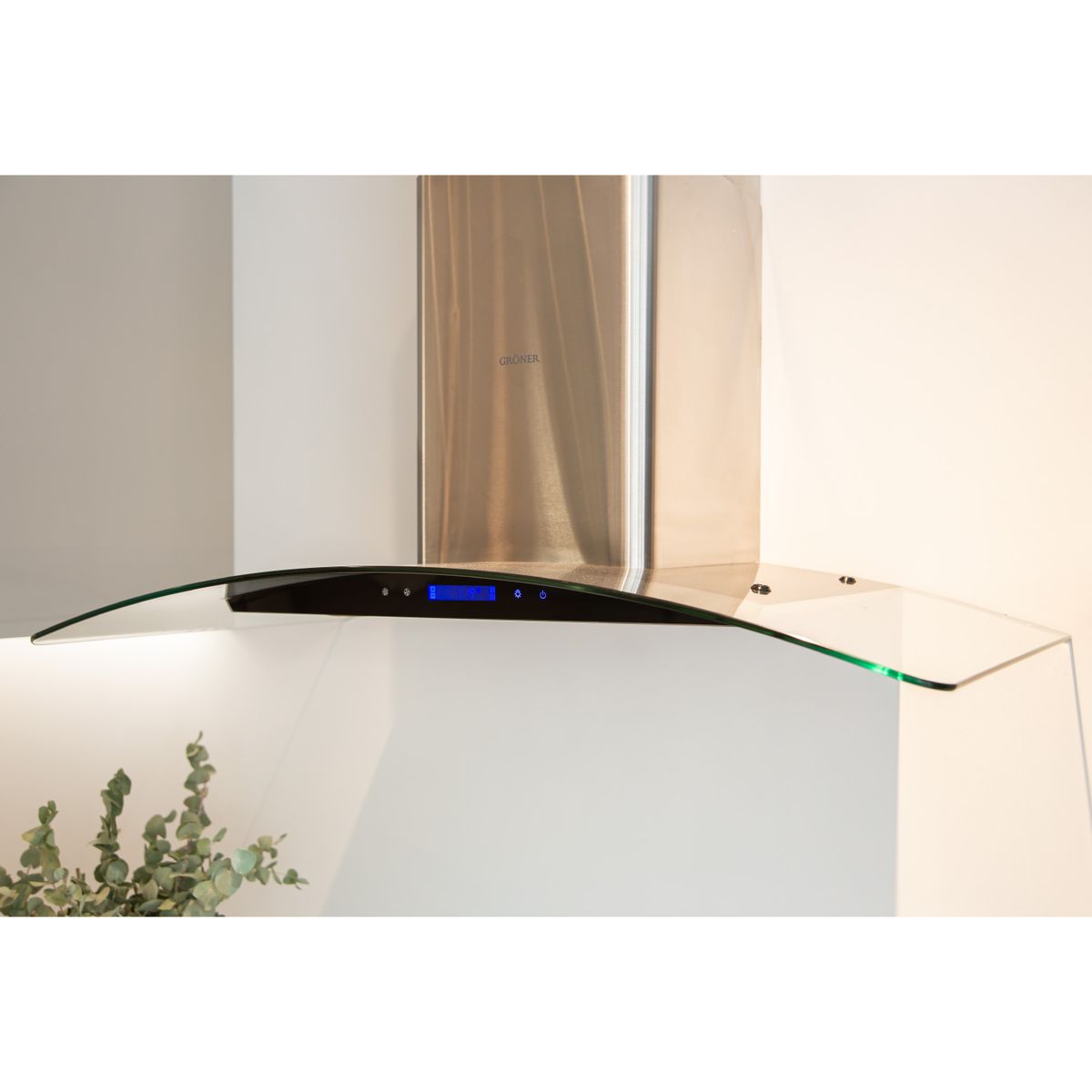 GRONER - Campana Decorativa Gröner Inox Touch 90cm