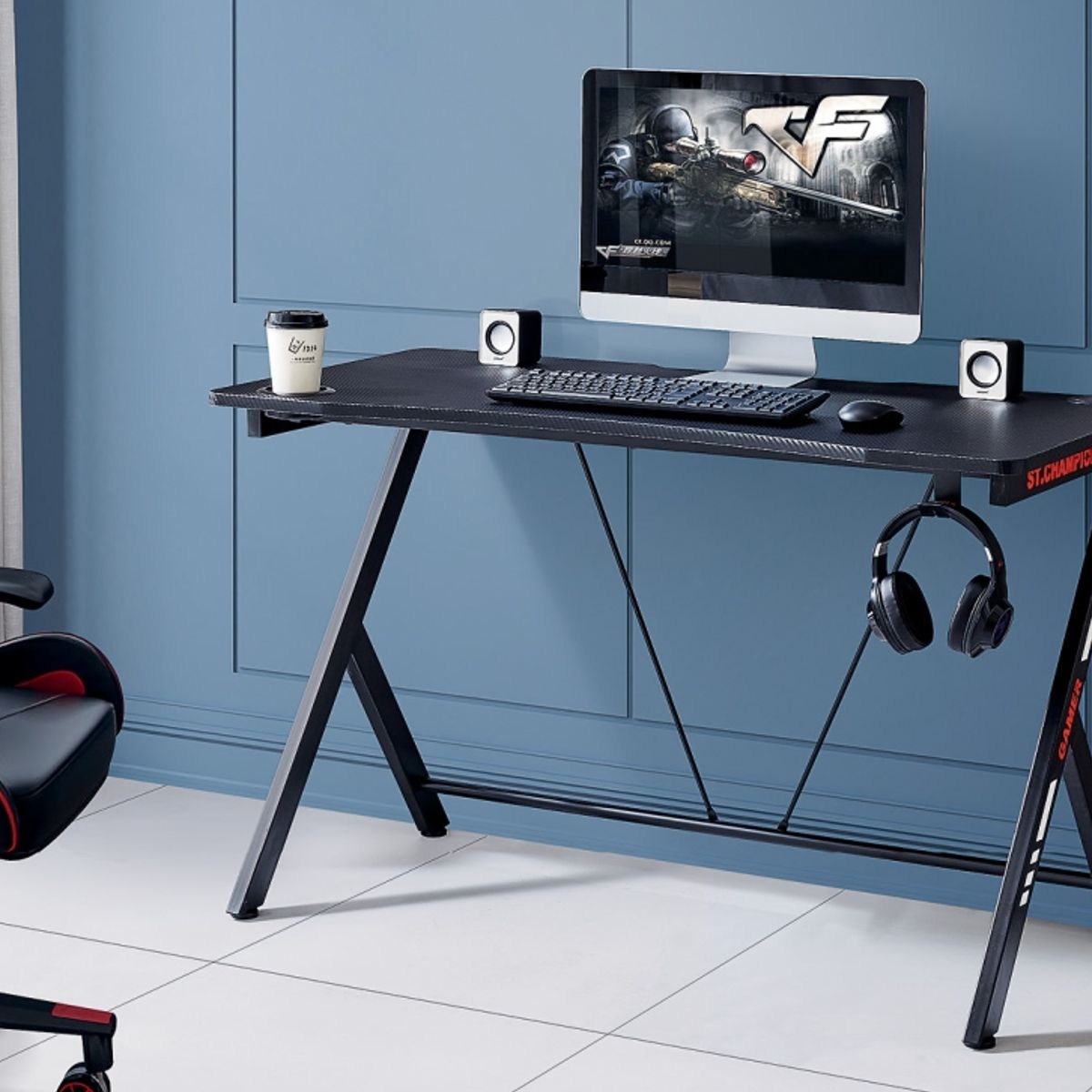 AGUILA - Escritorio Gamer Pro St-S2003Neg