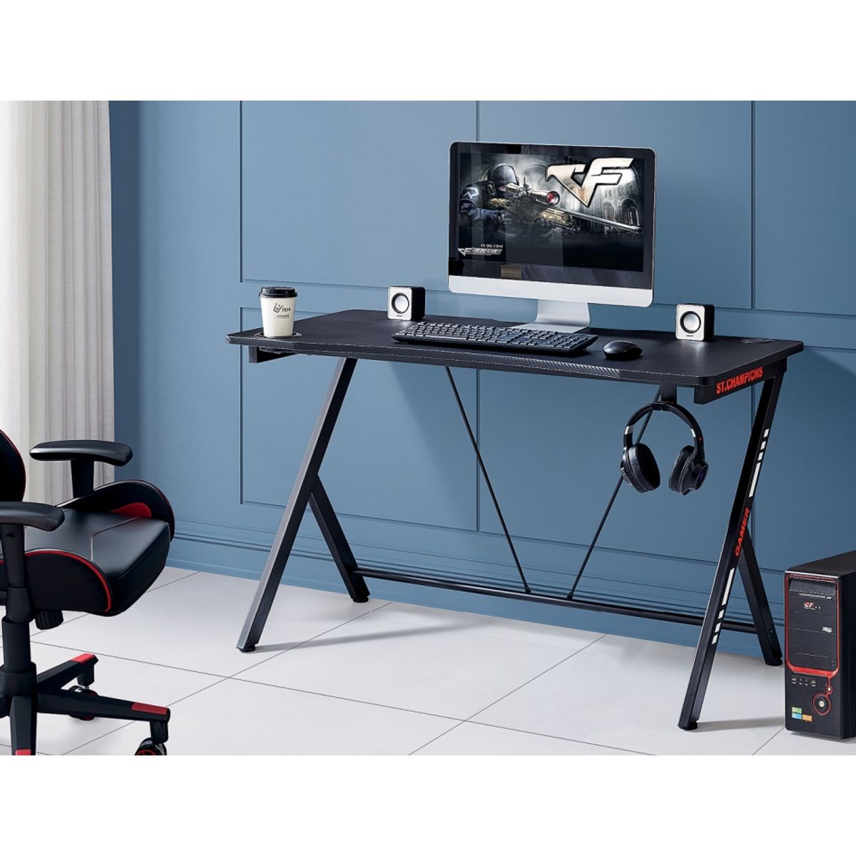 AGUILA - Escritorio Gamer Pro St-S2003Neg