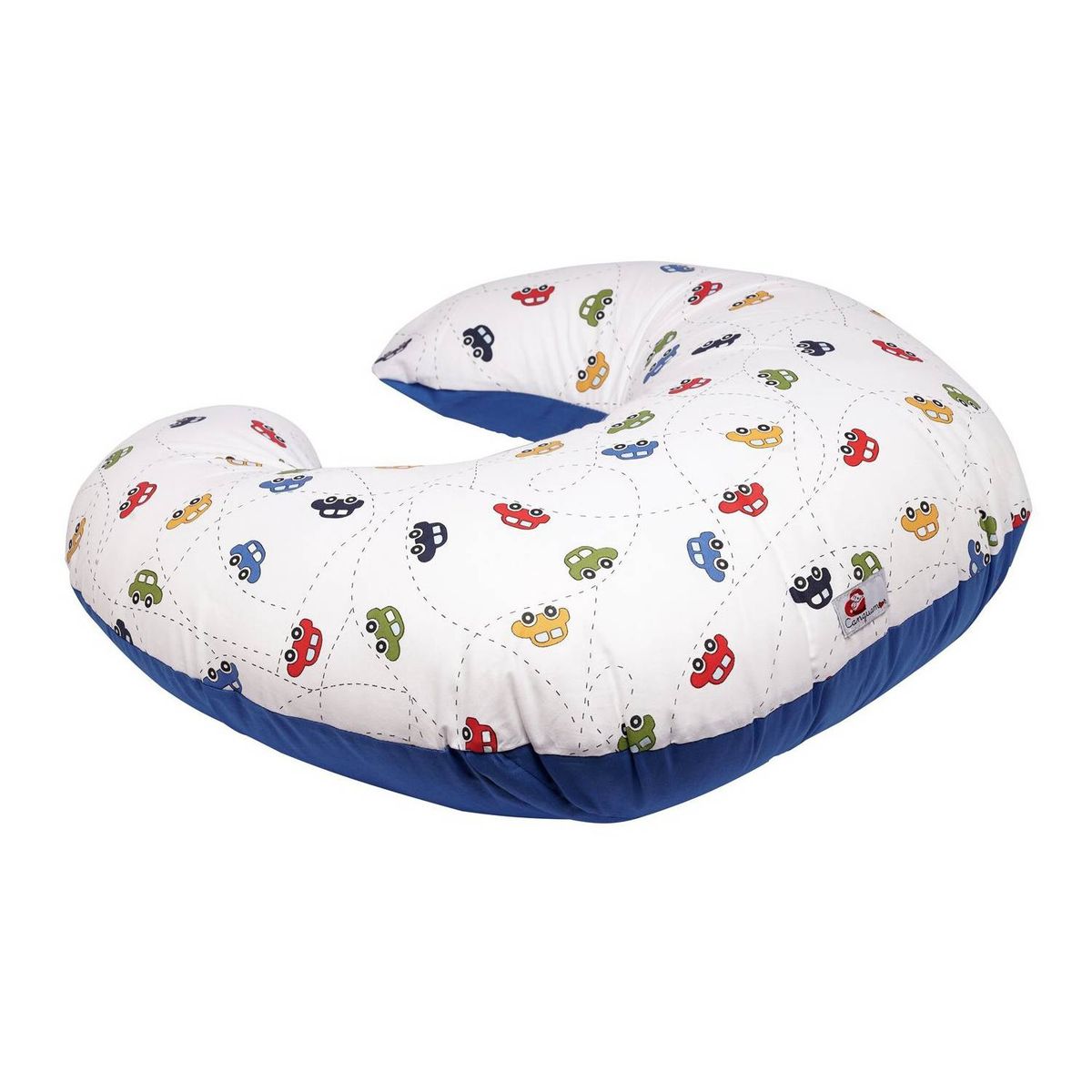 CANGUAMOR - Cojín de Lactancia Blue Cars Canguamor