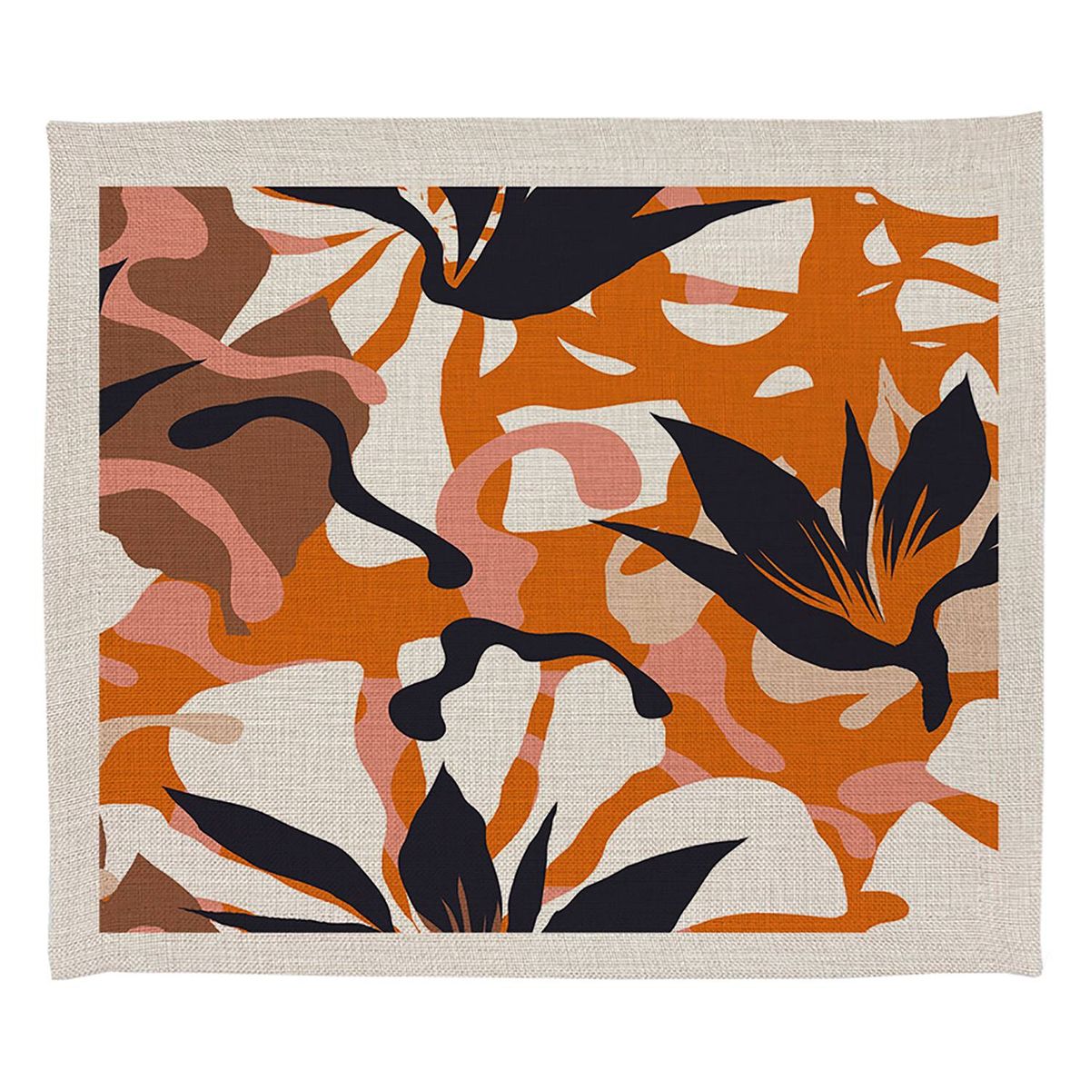 TUYO PRINT - Set Individuales Linet Natural Exotica