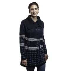 ONNORA - Chaleco Cuello Camisero Diseño Jacquard