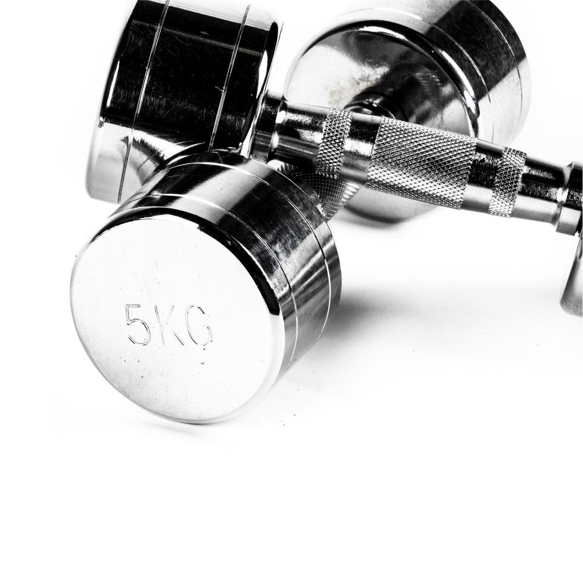 ULTIMATE FITNESS - Mancuernas Cromadas 5 Kg (Par)