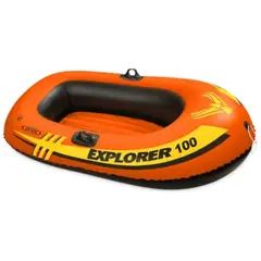 INTEX - Bote Inflable Explorer 100 Capacidad 55 Kg